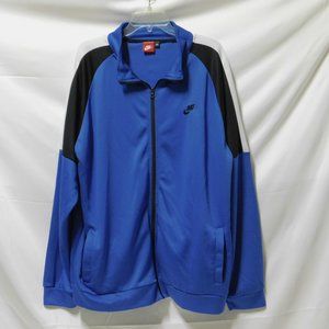 Retro Nike Sport Wear Knit Warm Up Jacket.